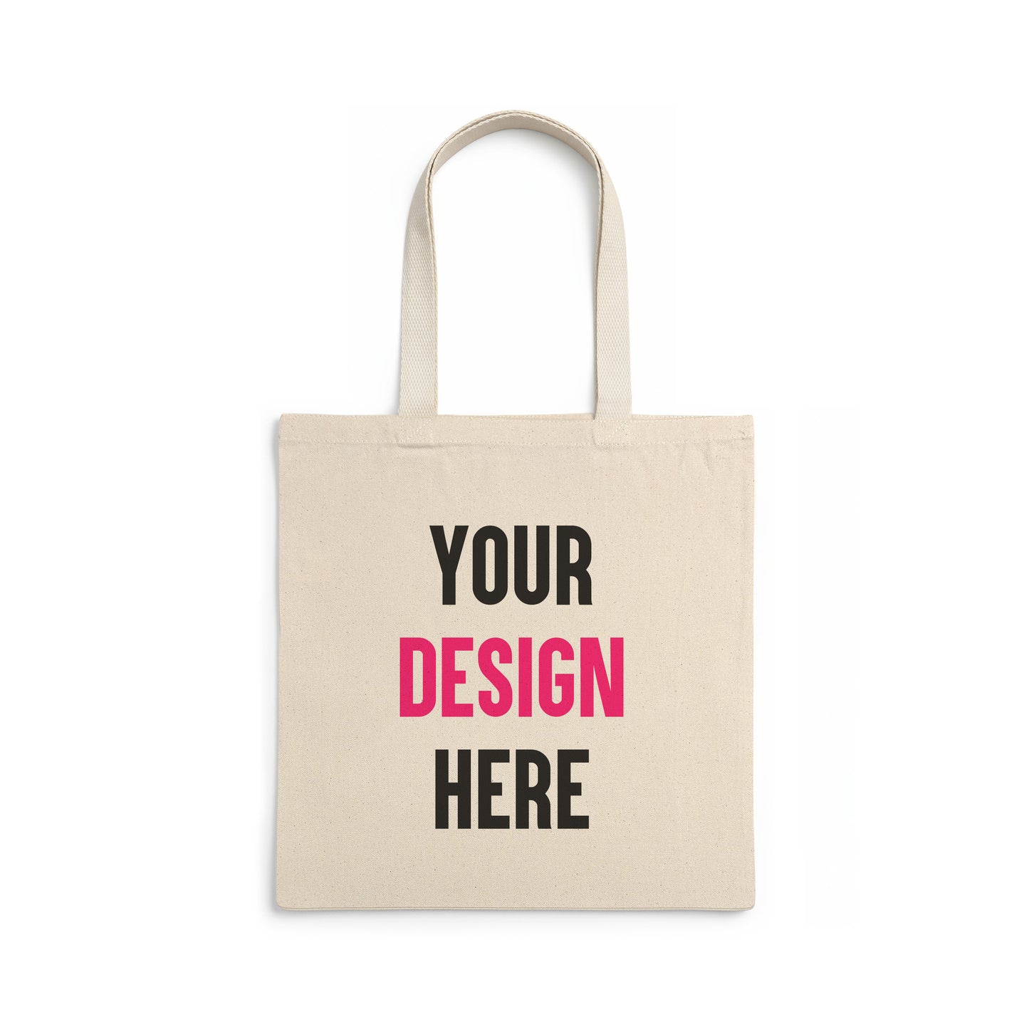 Cotton Canvas Tote Bags with Custom Full Color Print