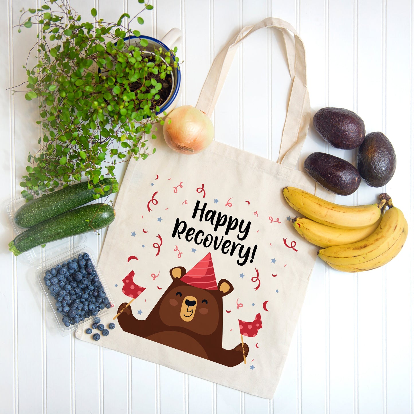 Happy Recovery Bag - Get well Soon bag, Patient Care Tech Bag, Happy Day Bag Survival bag for Patient Hospital Gift Bag, Patient Gifts