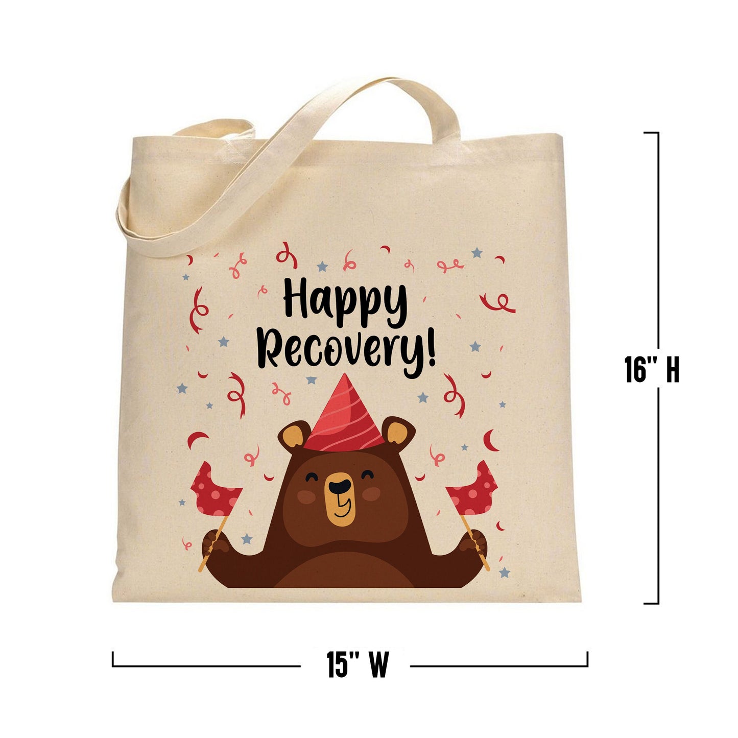 Happy Recovery Bag - Get well Soon bag, Patient Care Tech Bag, Happy Day Bag Survival bag for Patient Hospital Gift Bag, Patient Gifts