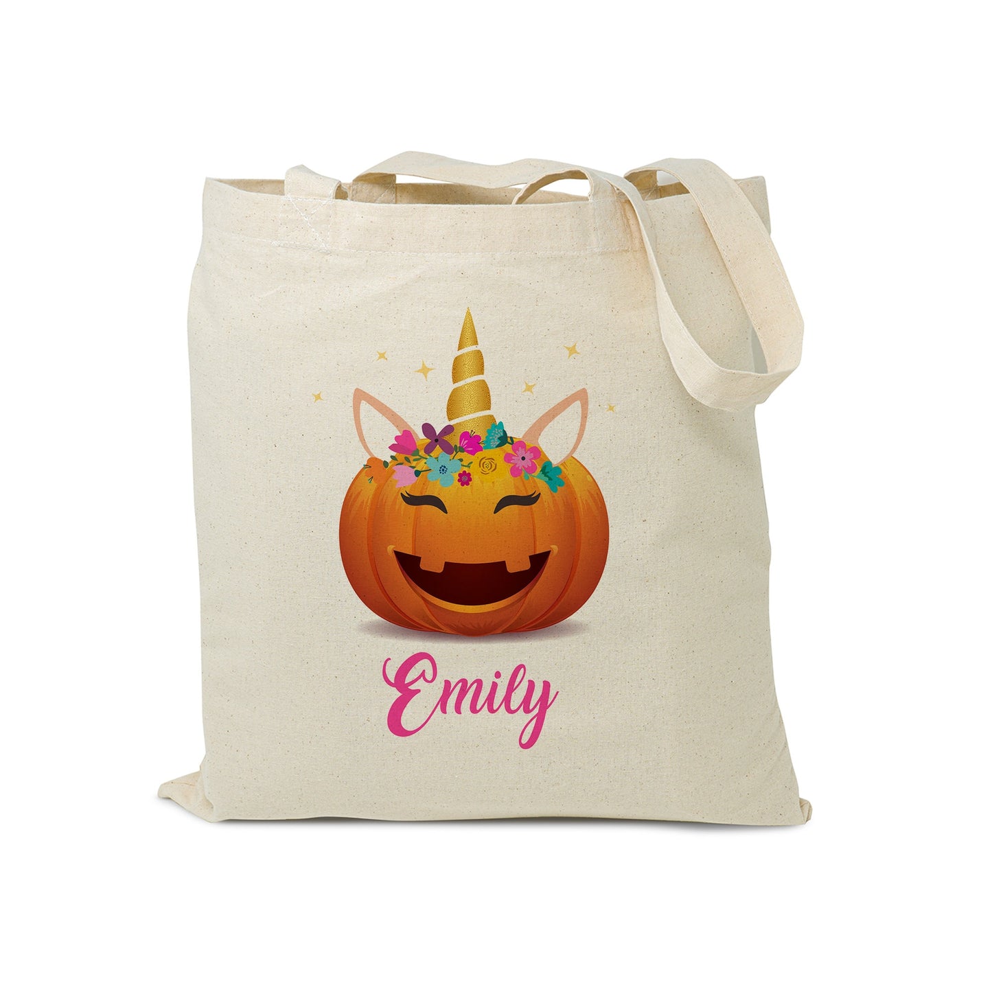 Personalized Halloween Tote Bag, Custom Trick or Treat Bags, Halloween Candy Bags, Custom Name Bags for Kids and Adults