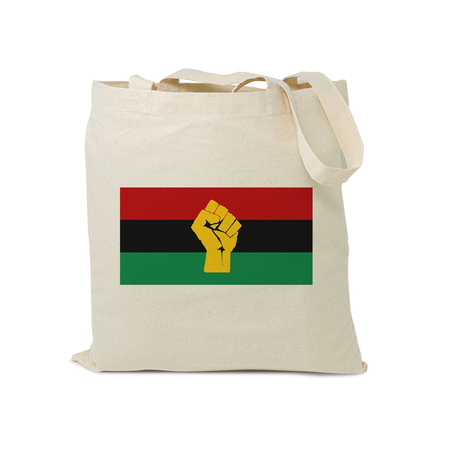 Pan African Flag Tote Bag, Black History Month Gift, Black Lives Matter Canvas Bag, Reusable Cotton Bag, Black History Bag, Shopping Bag