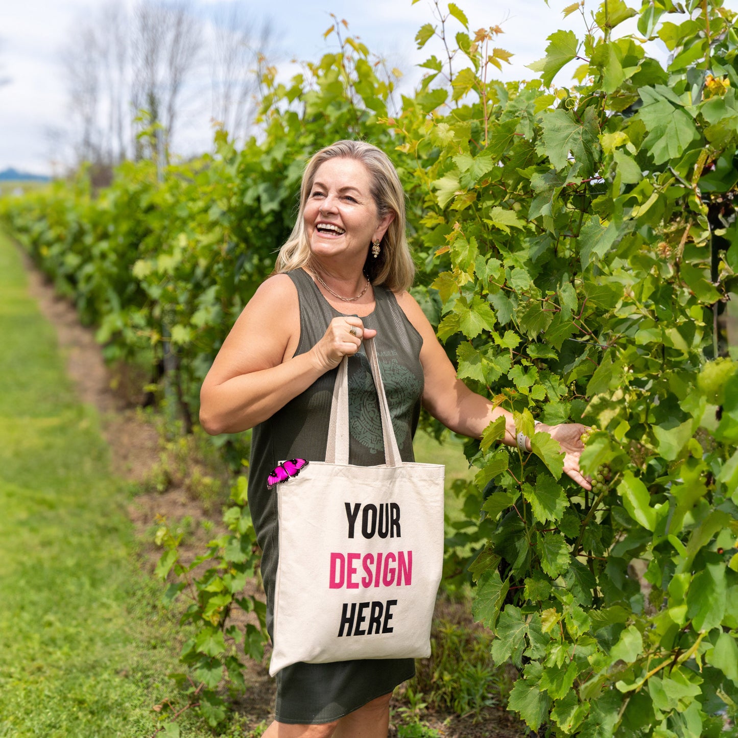 Custom Tote Bags, Personalized Eco-Friendly Cotton Tote Bags, Sustainable Gift Bags for Weddings, Events, Promotions