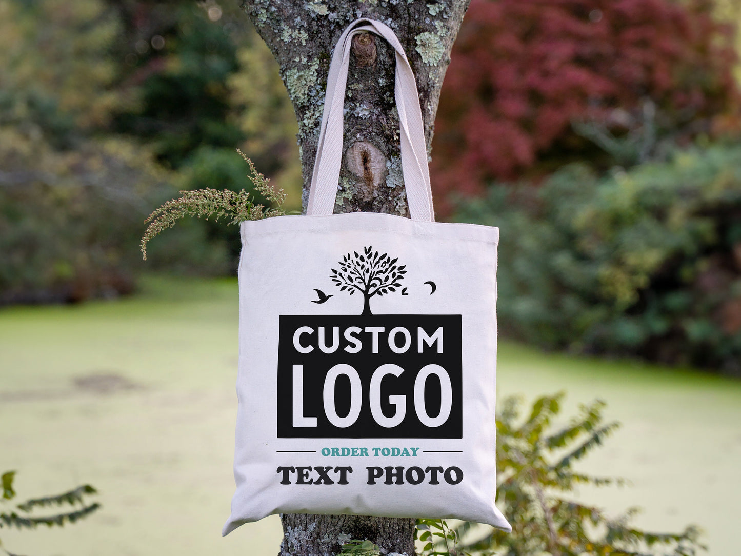 Custom Tote Bags, Personalized Tote Bag, Promotional Tote Bag, Custom Canvas Text Photo Tote Bag Trade Show Gift, Custom Shopping Bags