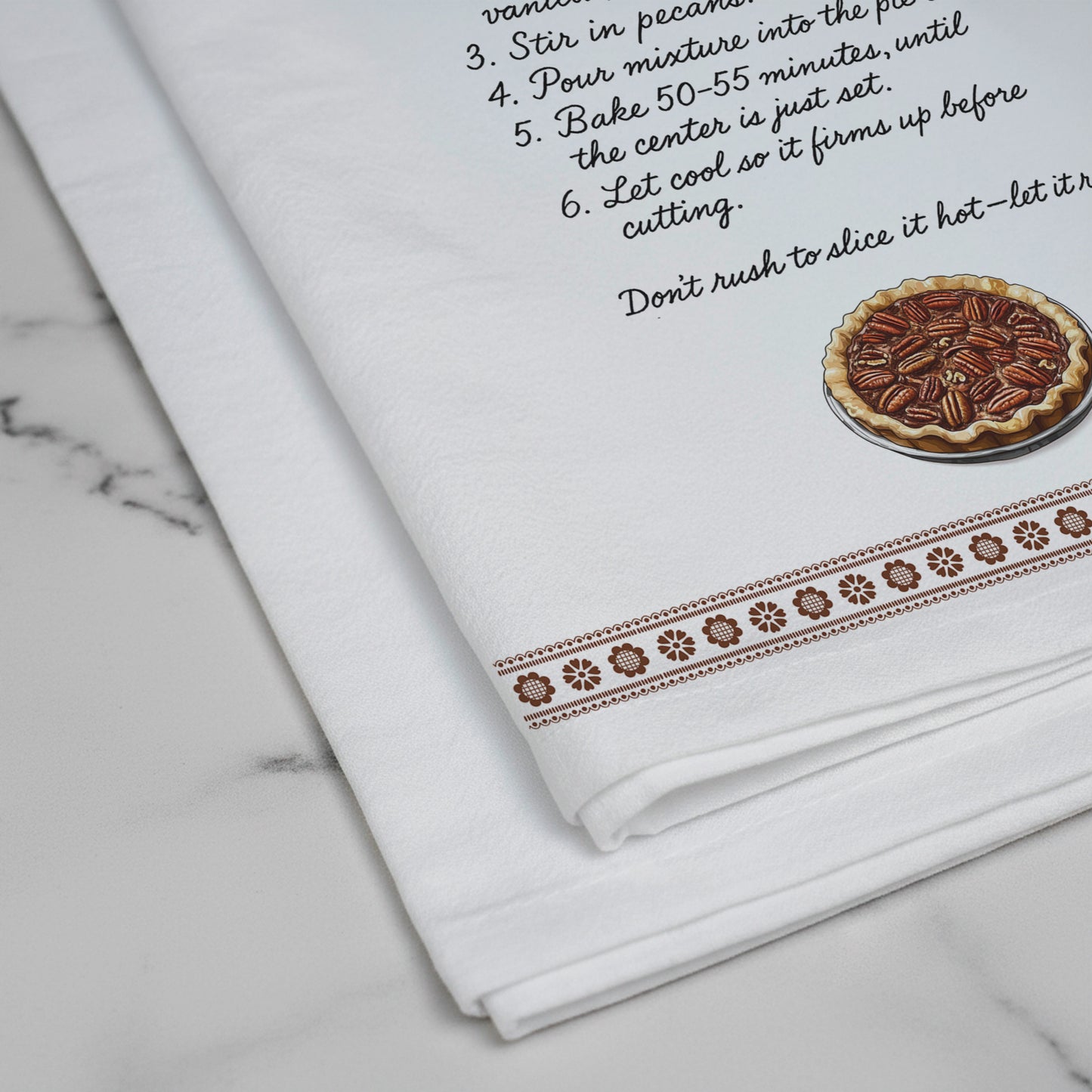 Personalized Recipe Kitchen Towel - Premium Organic Cotton