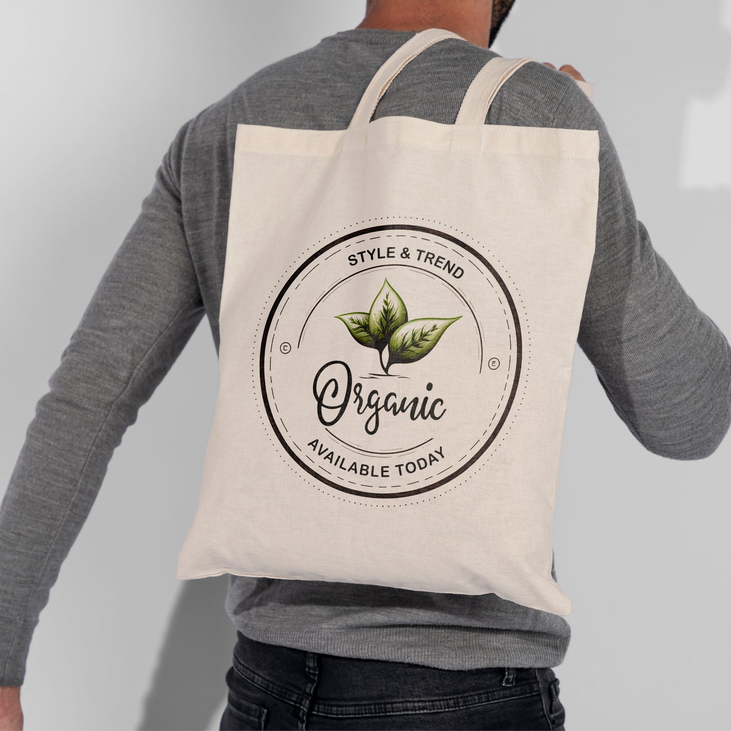 Cotton Canvas Tote Bags with Custom Full Color Print