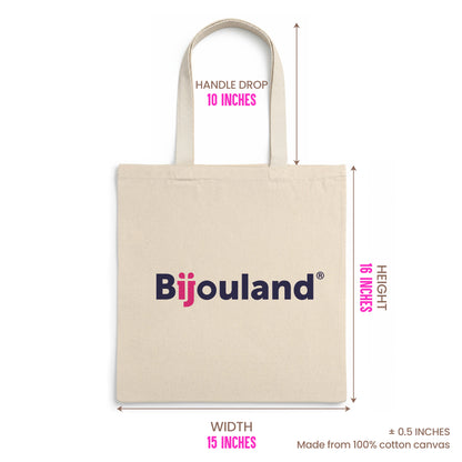 Cotton Canvas Tote Bags with Custom Full Color Print