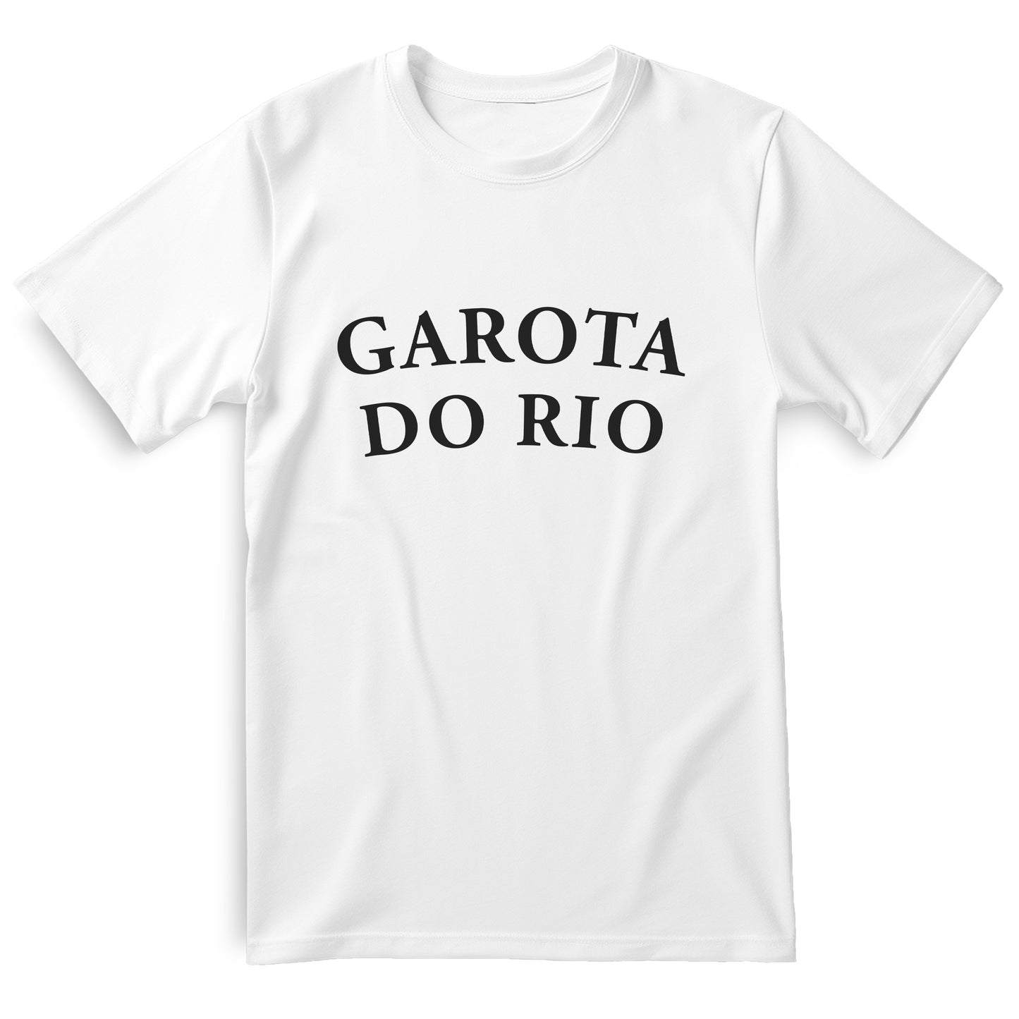 Garota Do Rio (Girl from Rio) Cotton T-Shirt, White
