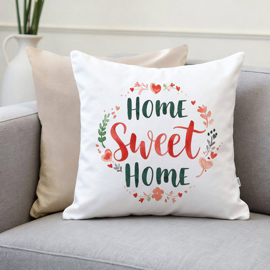 Custom Pillow Cover with Personalized Print: Decorative Throw Pillow Case, 18x18 inches, Cotton