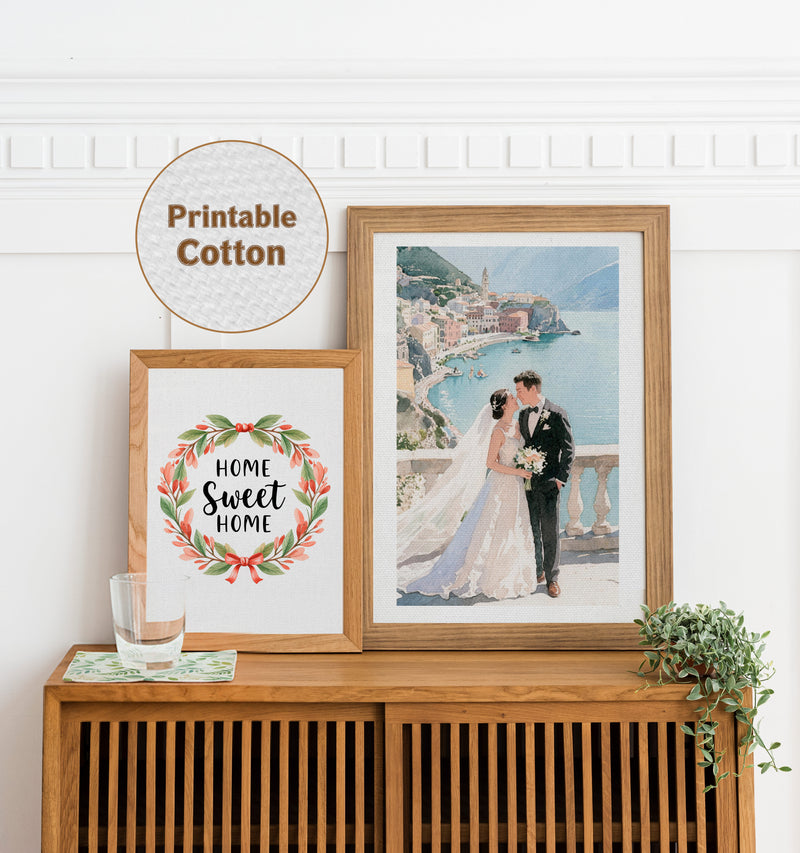 Custom Printed Cotton Fabric Mat - art print