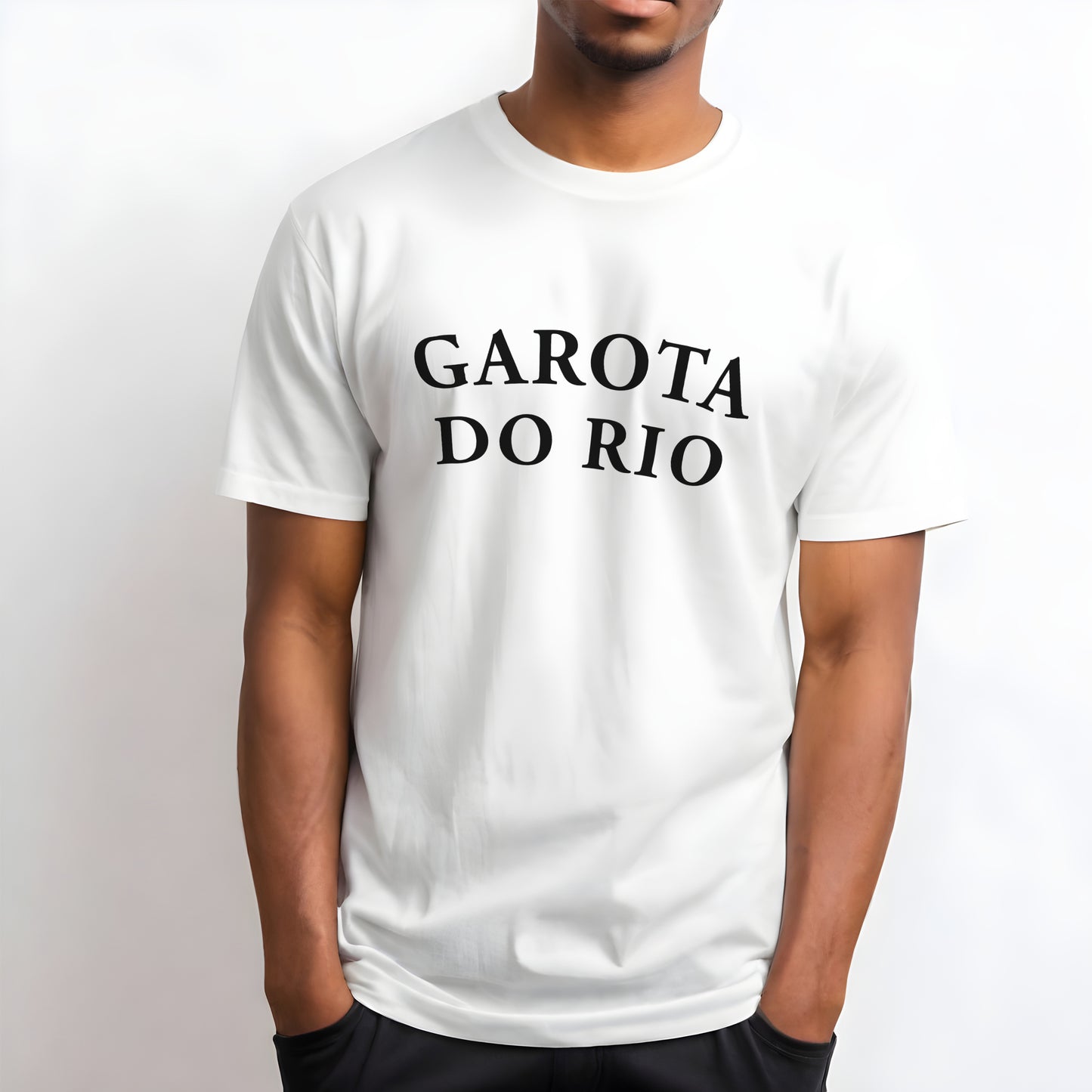 Garota Do Rio (Girl from Rio) Cotton T-Shirt, White