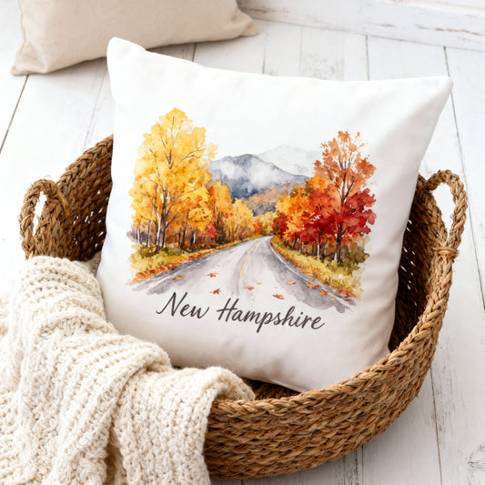 Custom Pillow Cover with Personalized Print: Decorative Throw Pillow Case, 18x18 inches, Cotton