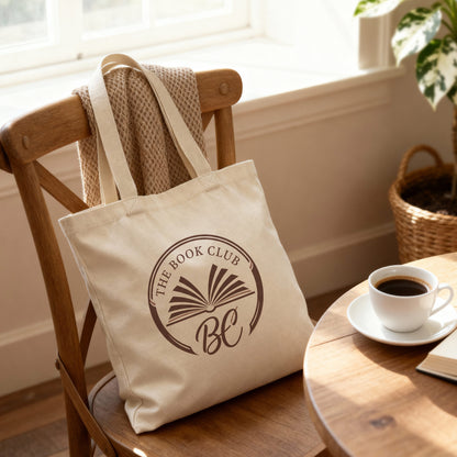 Cotton Canvas Tote Bags with Custom Full Color Print