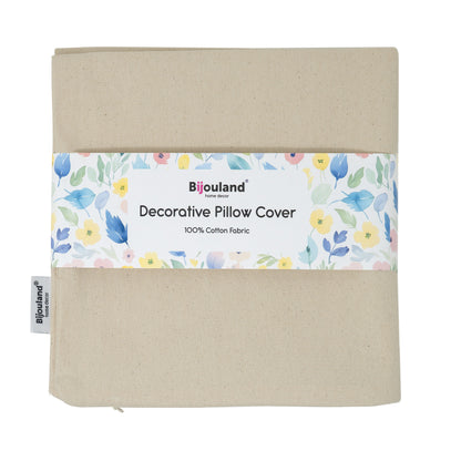 Custom Pillow Cover with Personalized Print: Decorative Throw Pillow Case, 18x18 inches, Cotton