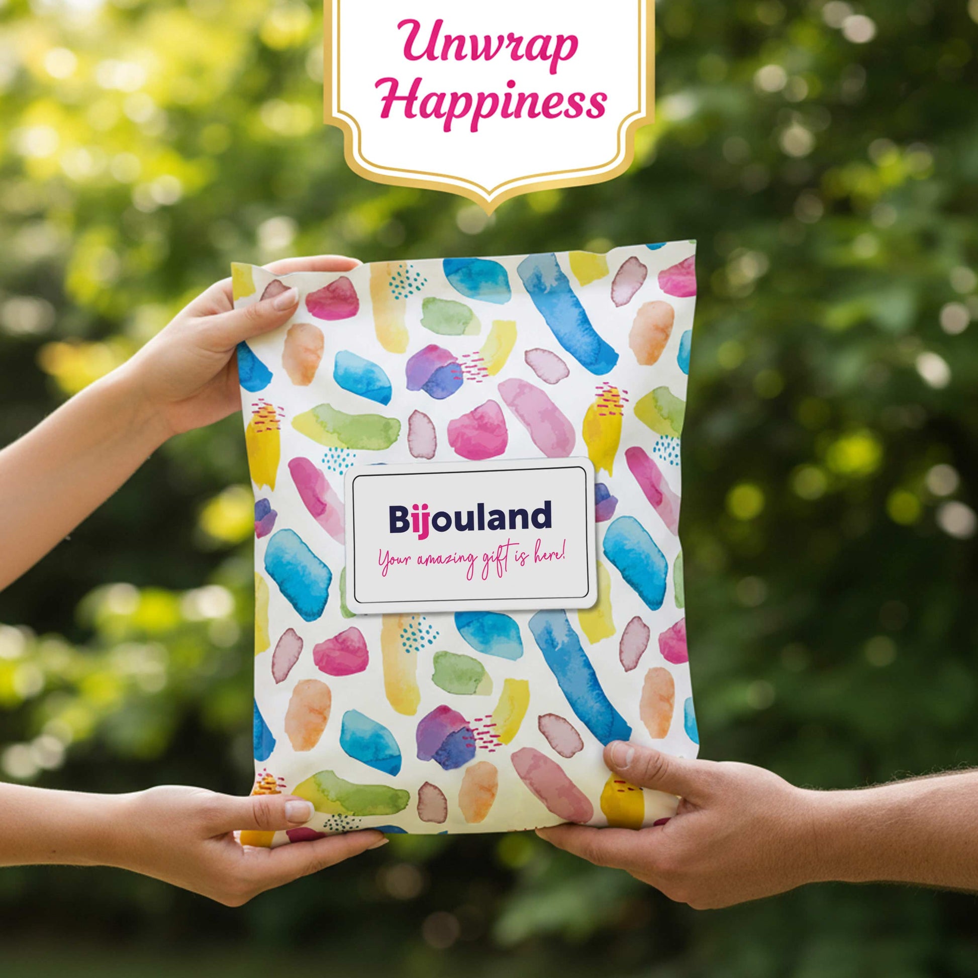 Bijouland tea towel packaging