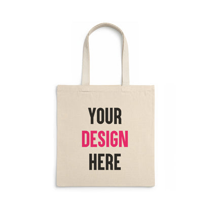 Cotton Canvas Tote Bags with Custom Full Color Print