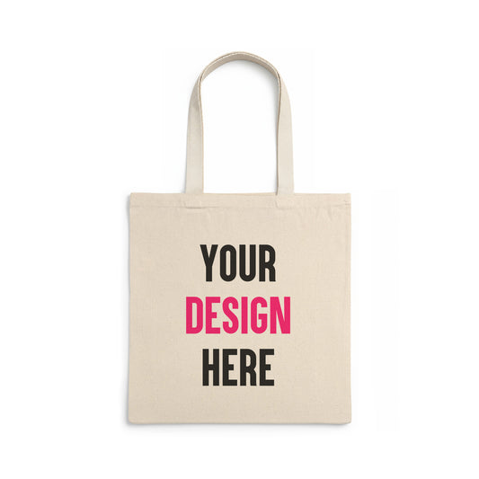 Cotton Canvas Tote Bags with Custom Full Color Print