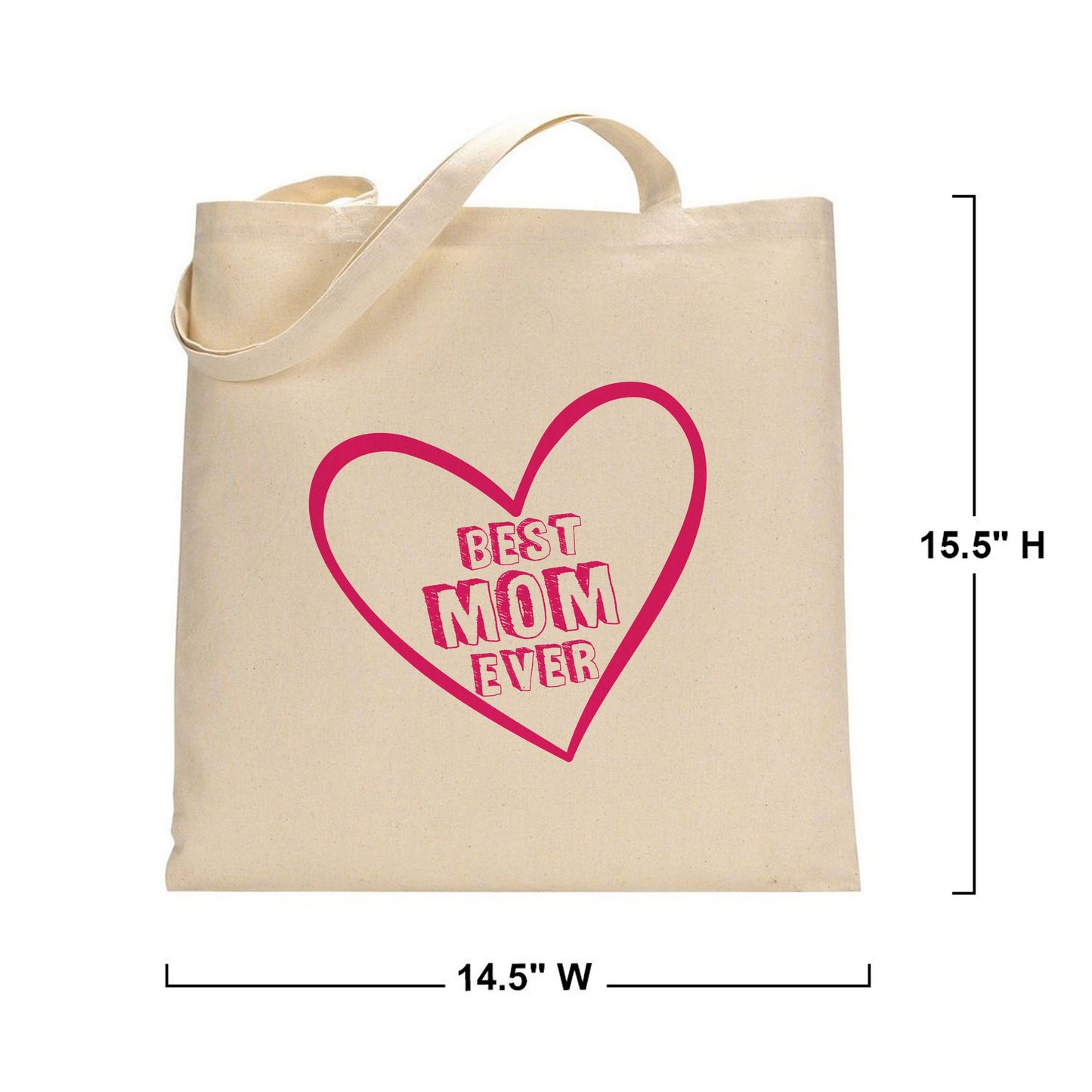 Best Mom Ever Tote Bag Eco Friendly Reusable Cotton Bag Mothers Day Bag, Mom Gifts, Mommy Gift, Gift for Mom, Mother’s Day Gift Tote Bag