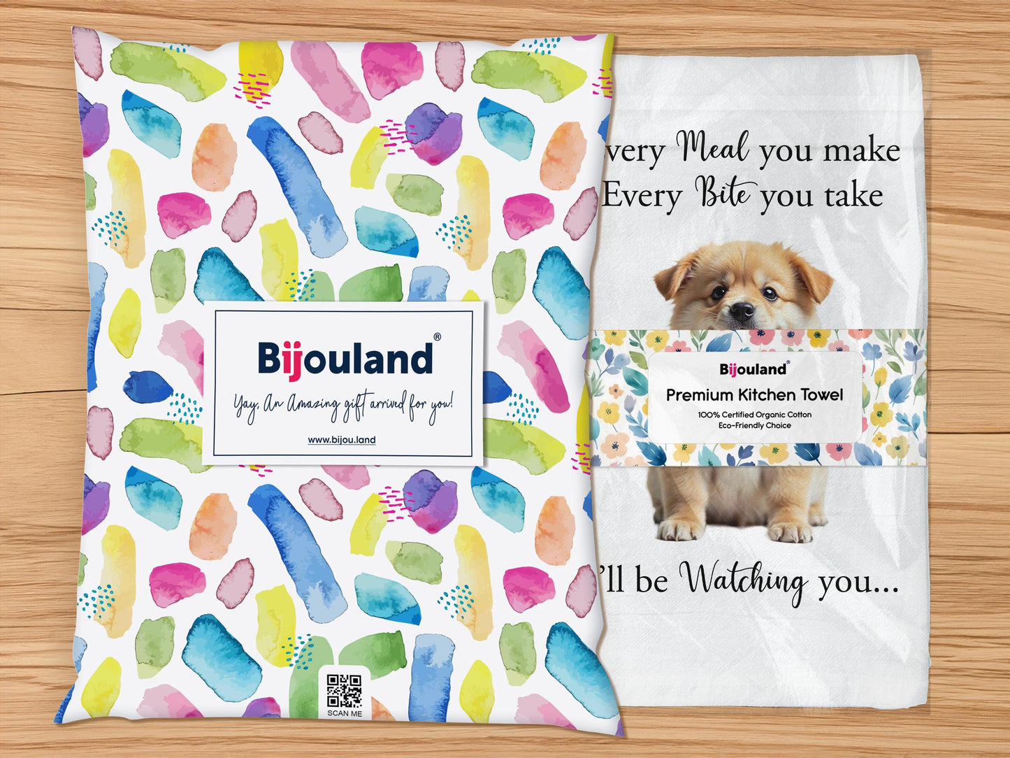 Personalized Pet Kitchen Towel, Personalized Dog Towel, Custom Pet Towel Every Meal You Make Every Bite - Funny Personalized Pet Lover Gift