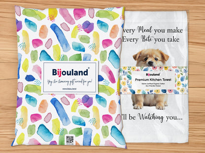 Personalized Pet Kitchen Towel, Personalized Dog Towel, Custom Pet Towel Every Meal You Make Every Bite - Funny Personalized Pet Lover Gift