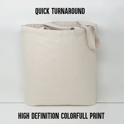 Personalized Canvas Tote Bags, Custom Shopping Bags, Promotional Trade Show Gift, Custom Text and Logo