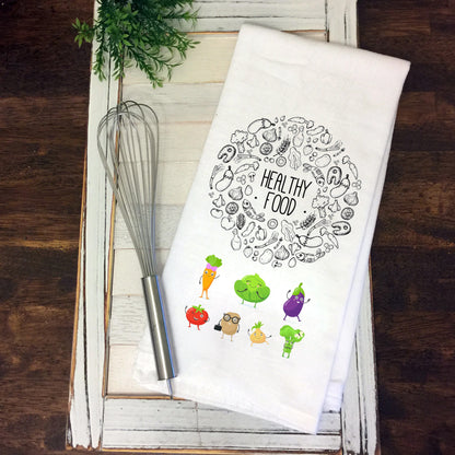 Personalized Custom Kitchen Towel Flour Sack 100% Cotton