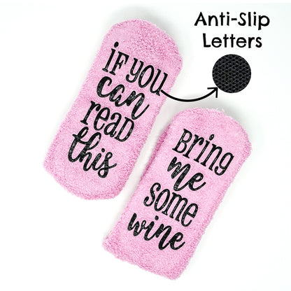 Bring Me Some Winе Socks - Gift for Mother’s Day With Cute Cupcake Package