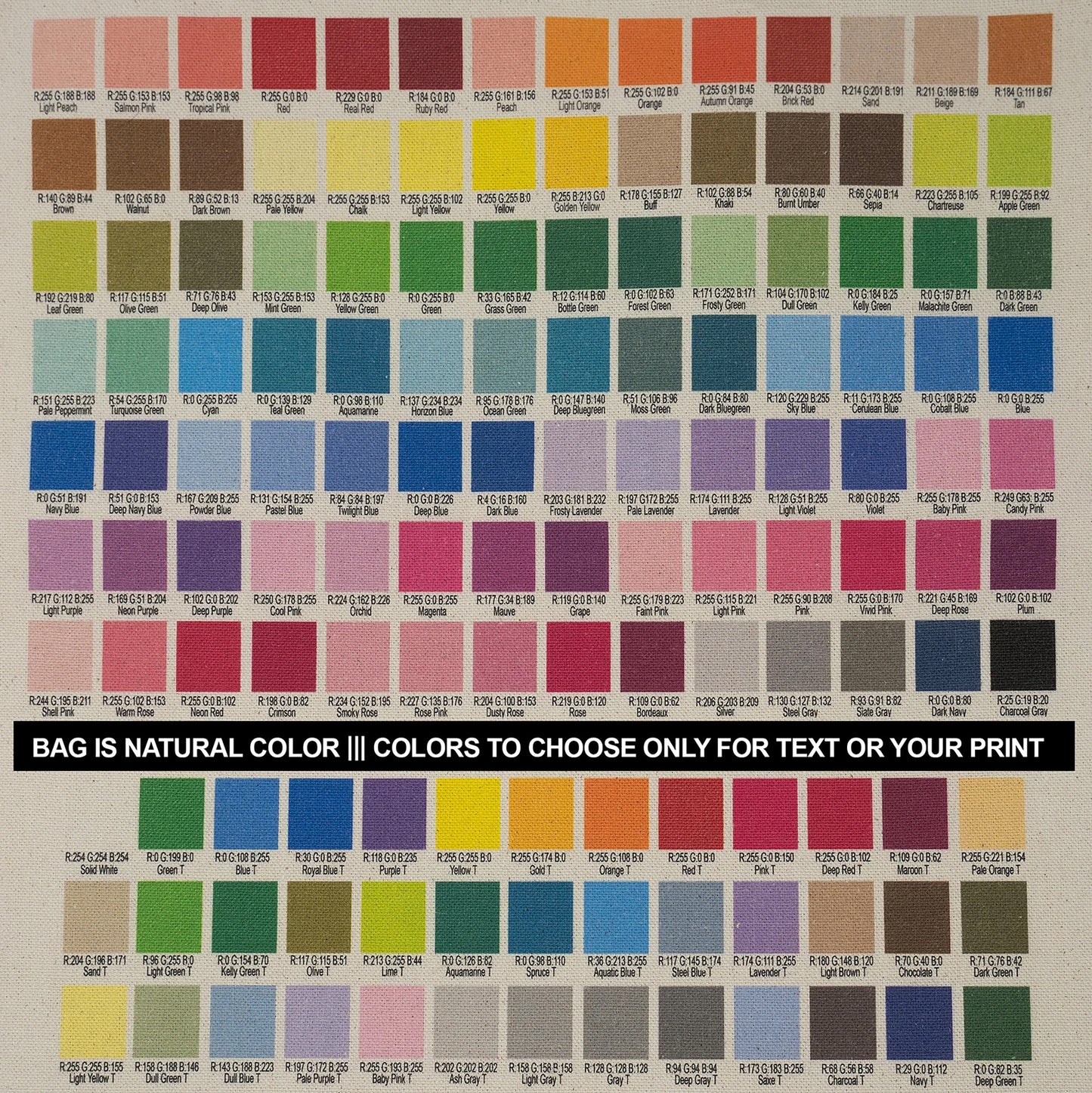 Earth-Friendly High Quality Promotional 100% Canvas Tote Bags