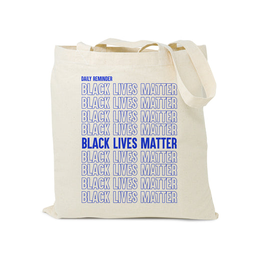 Black Lives Matter Tote Bag, Black History Month Gift, Canvas Bag Black Lives Matter, Reusable Cotton Bag Black History Bag Shopping Bag